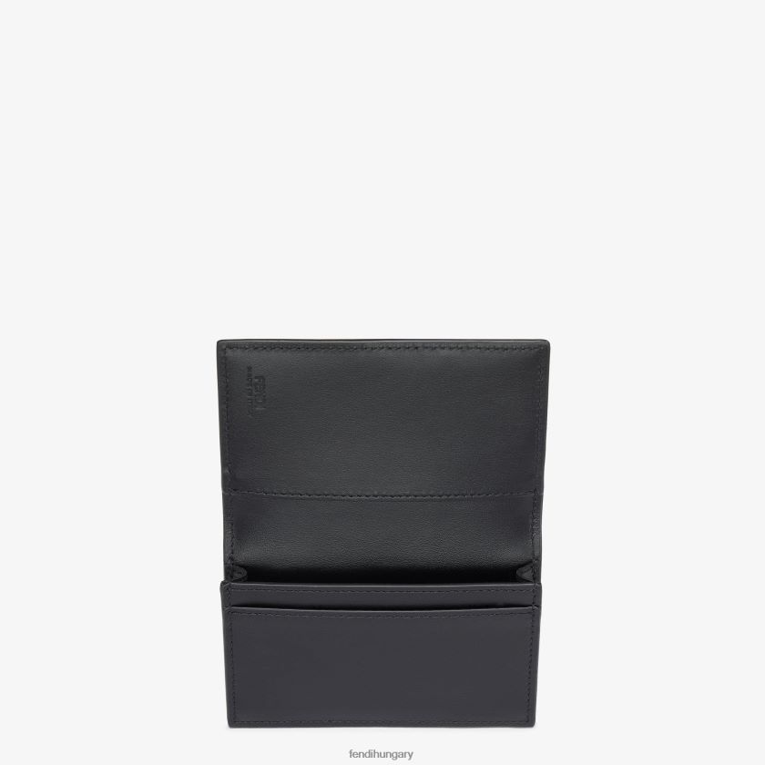 Fendi férfiak szövet kártyatartó 2H0H8Z2622 kiegészítők szürke