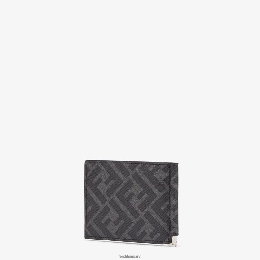 Fendi férfiak szövet számlacsipesz 2H0H8Z2580 kiegészítők szürke