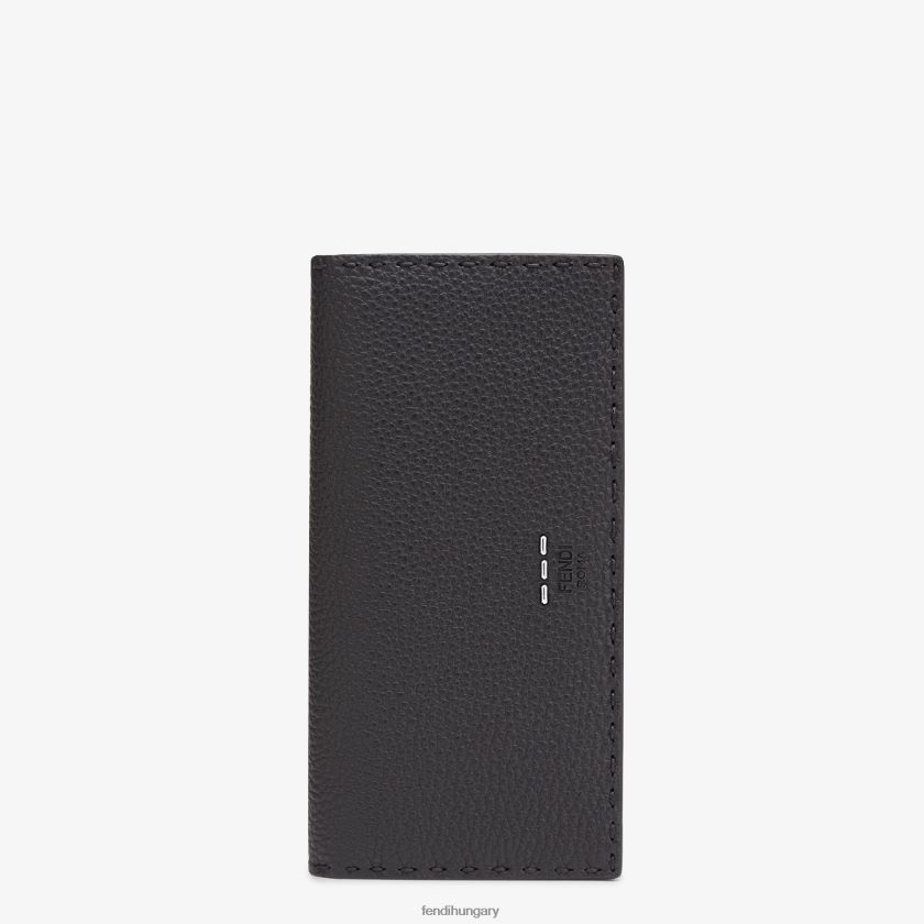 Fendi férfiak kontinentális római bőr 2H0H8Z2683 kiegészítők fekete