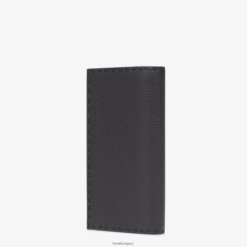 Fendi férfiak kontinentális római bőr 2H0H8Z2683 kiegészítők fekete