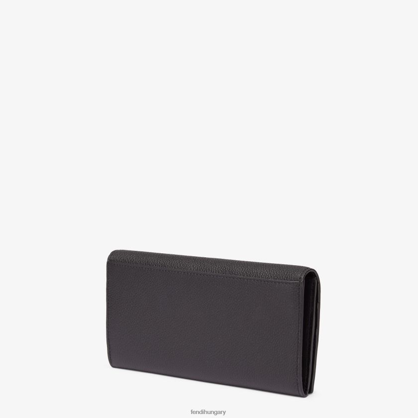 Fendi férfiak márkás bőr pénztárca 2H0H8Z2610 kiegészítők fekete