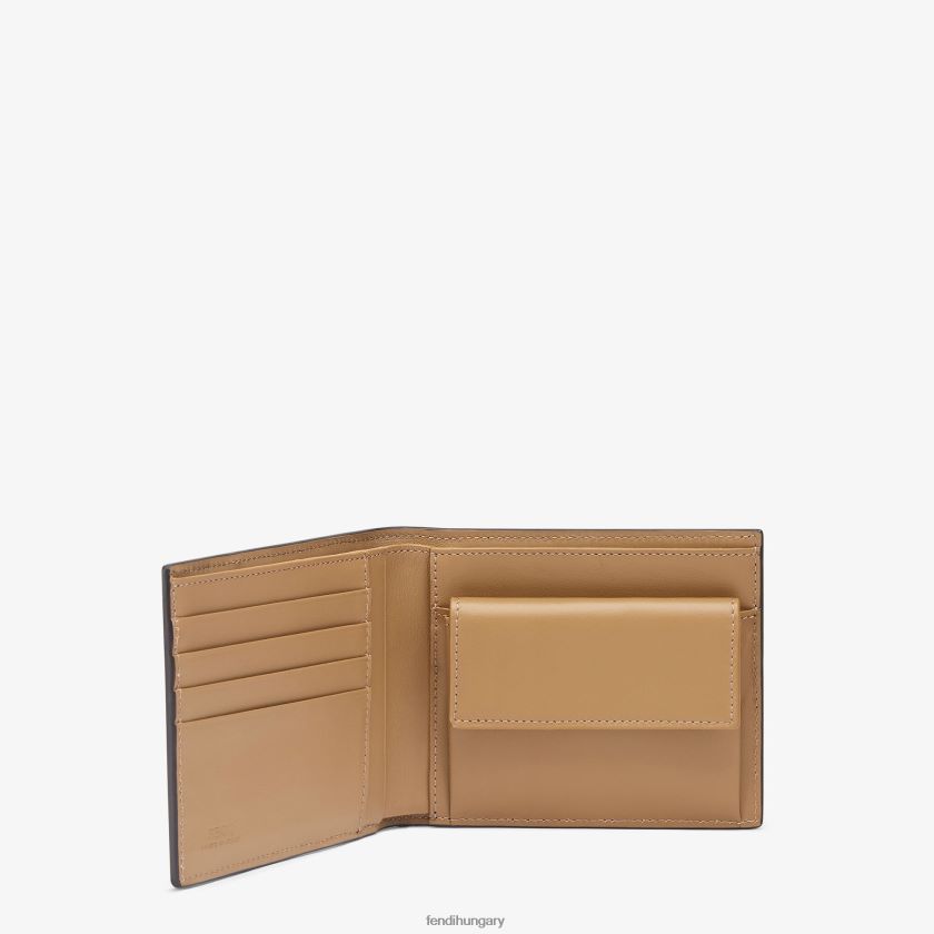 Fendi férfiak szövet bi-fold 2H0H8Z2629 kiegészítők barna