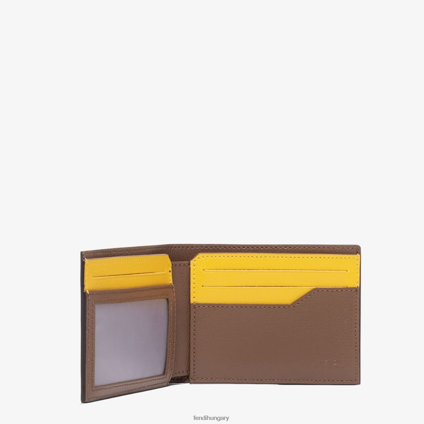 Fendi férfiak szövet bi-fold 2H0H8Z2637 kiegészítők barna