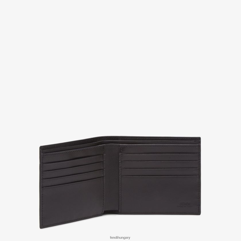 Fendi férfiak szövet kétfelé hajtható pénztárca 2H0H8Z2576 kiegészítők szürke