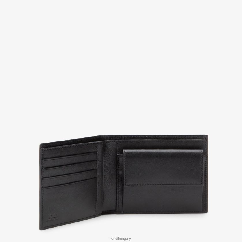 Fendi férfiak szövet kétfelé hajtható pénztárca 2H0H8Z2621 kiegészítők divat