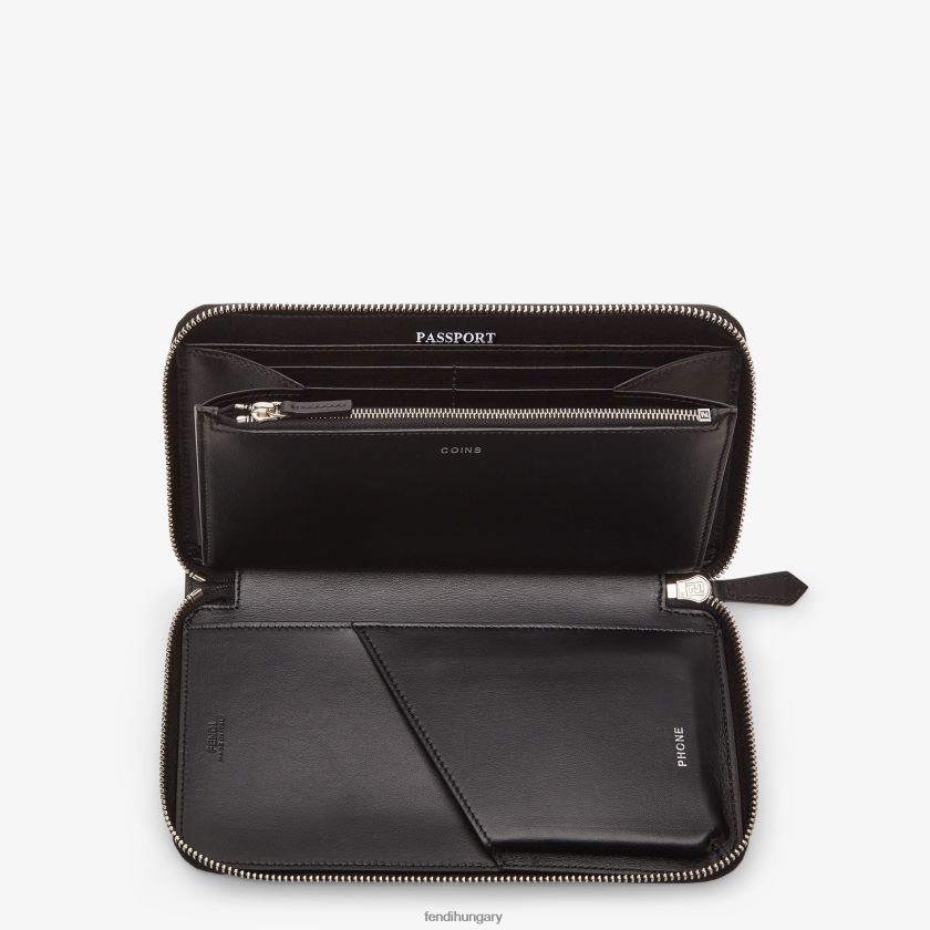 Fendi férfiak szövet pénztárca 2H0H8Z2626 kiegészítők fekete