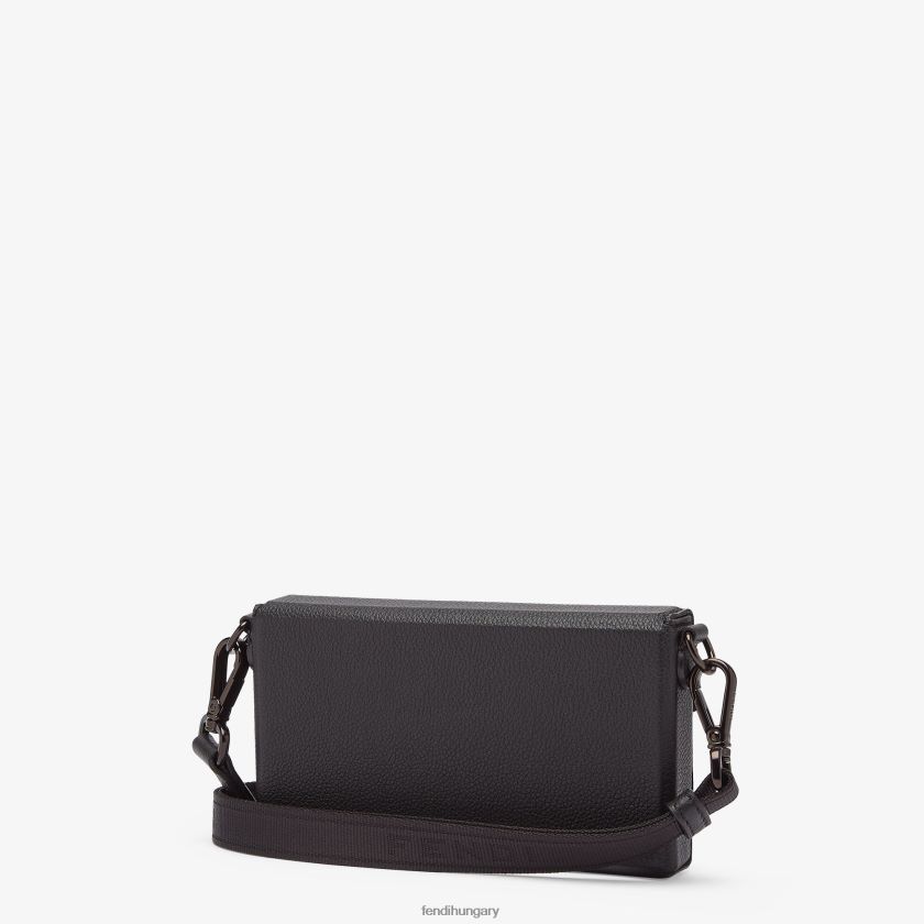 Fendi férfiak bőr telefontáska 2H0H8Z2584 kiegészítők fekete