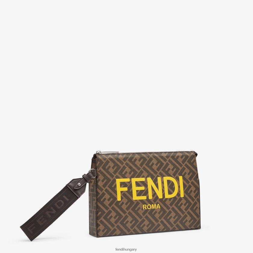 Fendi férfiak ff szövettasak 2H0H8Z2636 kiegészítők barna