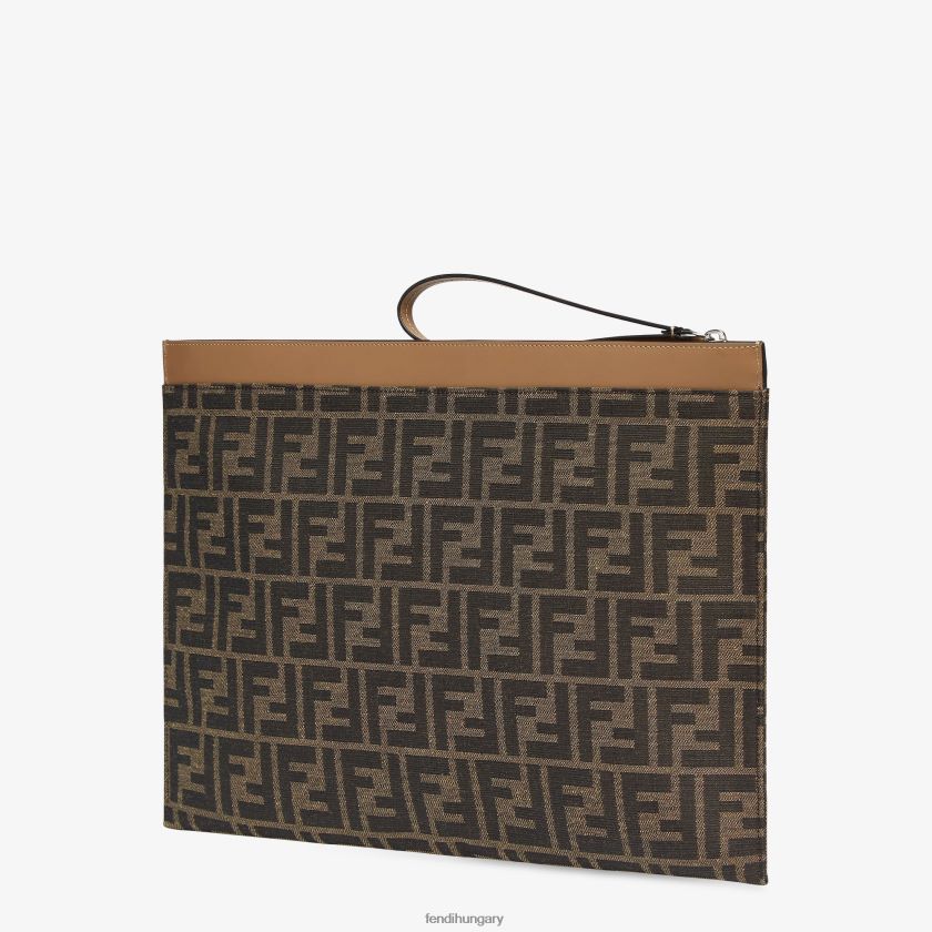 Fendi férfiak szövet tasak 2H0H8Z1875 kiegészítők barna