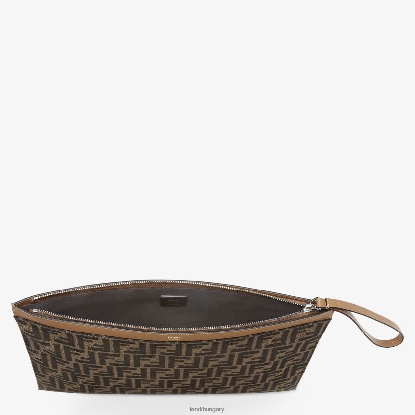 Fendi férfiak szövet tasak 2H0H8Z1875 kiegészítők barna