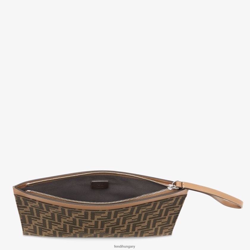 Fendi férfiak szövet tasak 2H0H8Z1876 kiegészítők barna