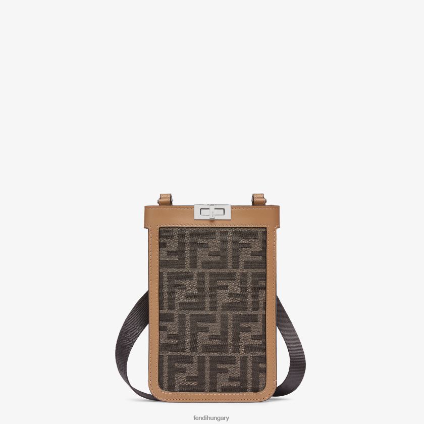 Fendi férfiak szövet telefontok 2H0H8Z2620 kiegészítők barna