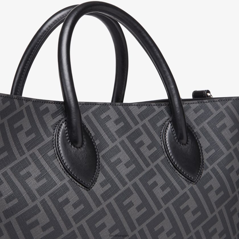 Fendi férfiak bőr és ff szövettáska 2H0H8Z1843 kiegészítők fekete