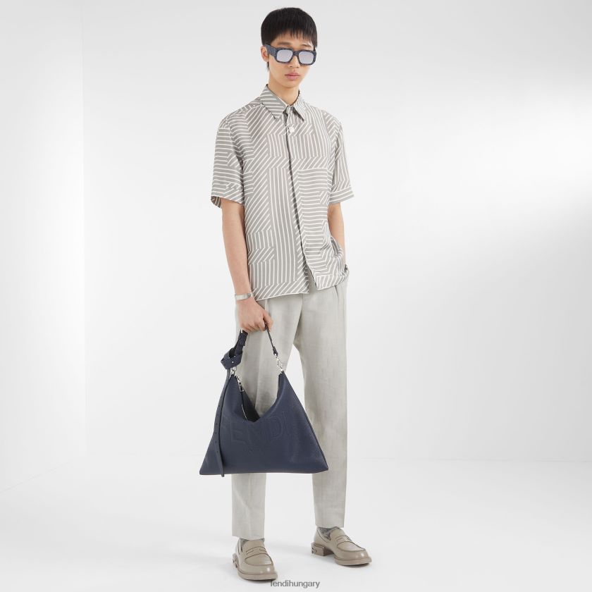 Fendi férfiak bőrtáska után 2H0H8Z1827 kiegészítők kék