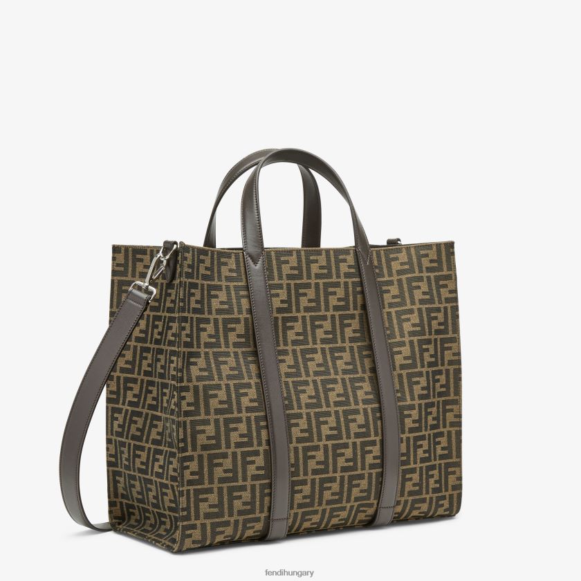 Fendi férfiak ff jacquard szövettáska 2H0H8Z1838 kiegészítők sokszínű