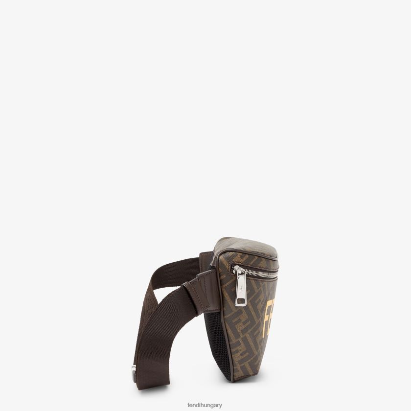 Fendi férfiak ff szövet övtáska 2H0H8Z1857 kiegészítők barna