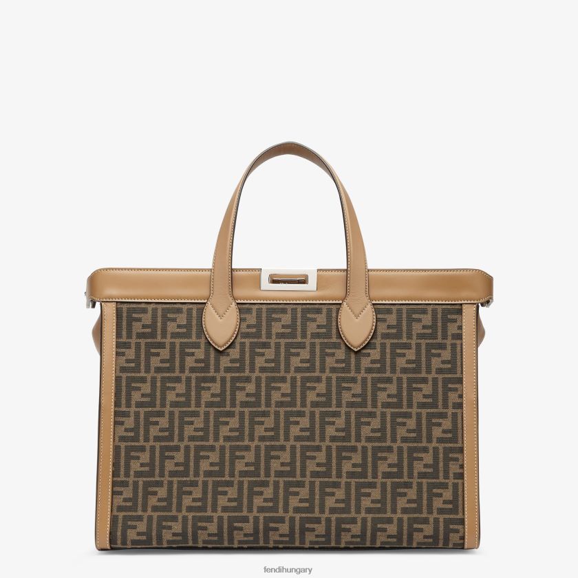Fendi férfiak ff szövettáska 2H0H8Z1830 kiegészítők barna