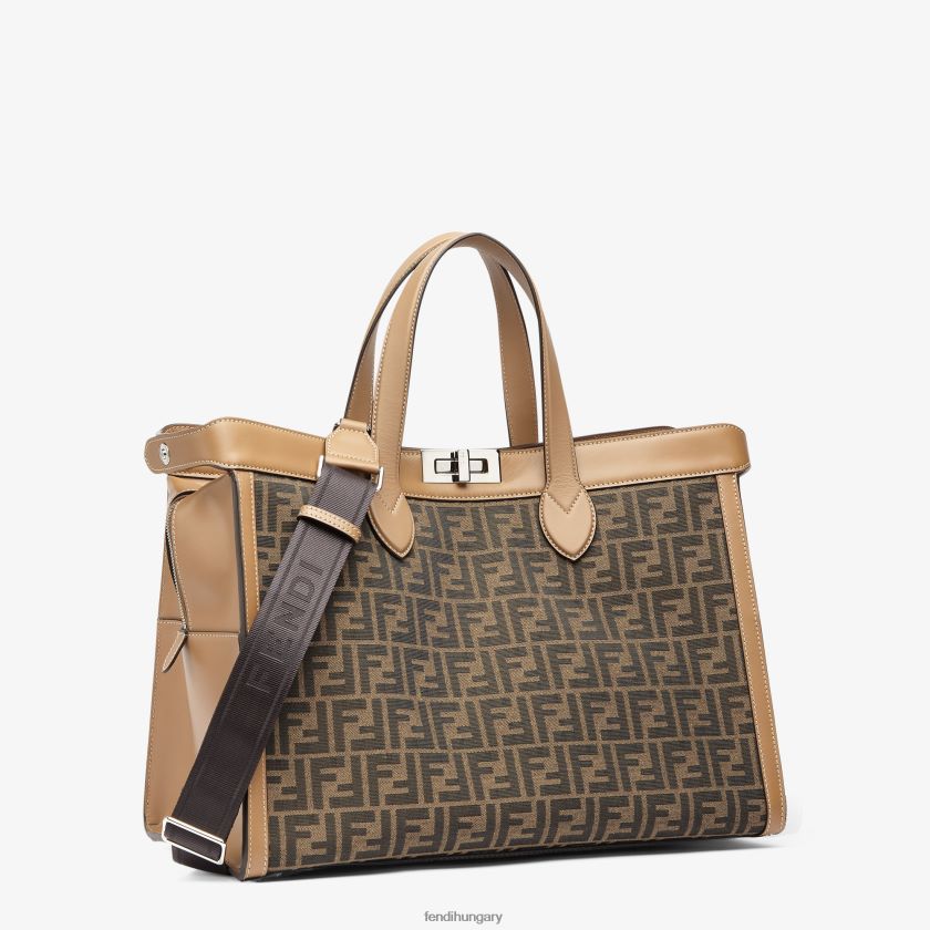 Fendi férfiak ff szövettáska 2H0H8Z1830 kiegészítők barna