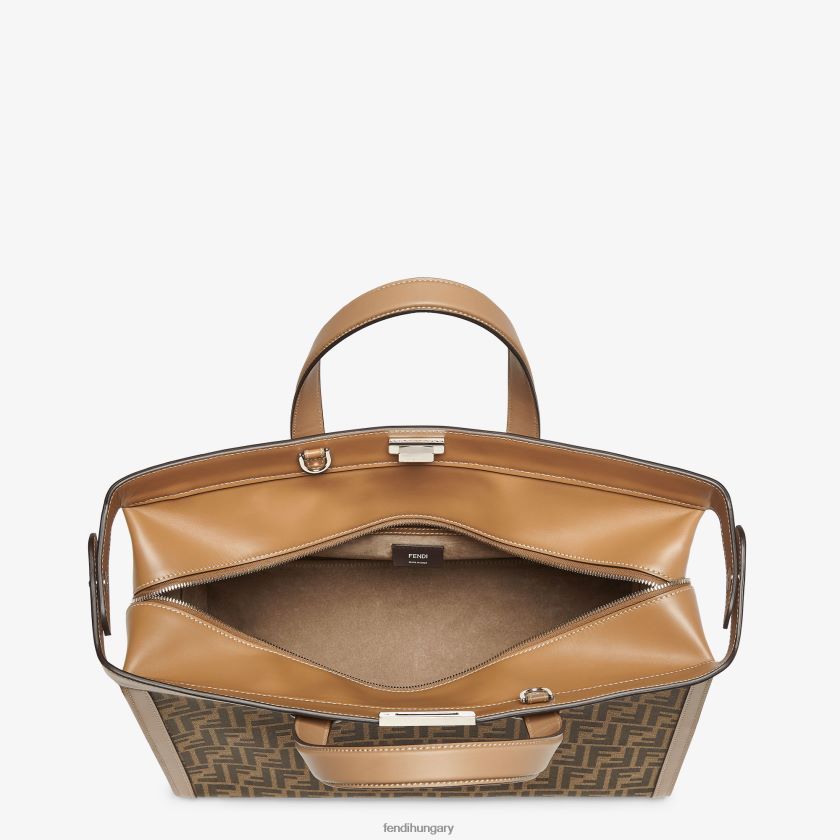 Fendi férfiak ff szövettáska 2H0H8Z1830 kiegészítők barna