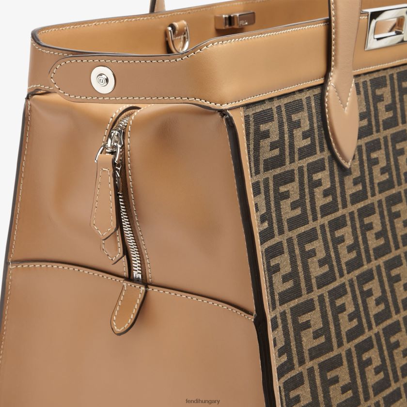 Fendi férfiak ff szövettáska 2H0H8Z1830 kiegészítők barna
