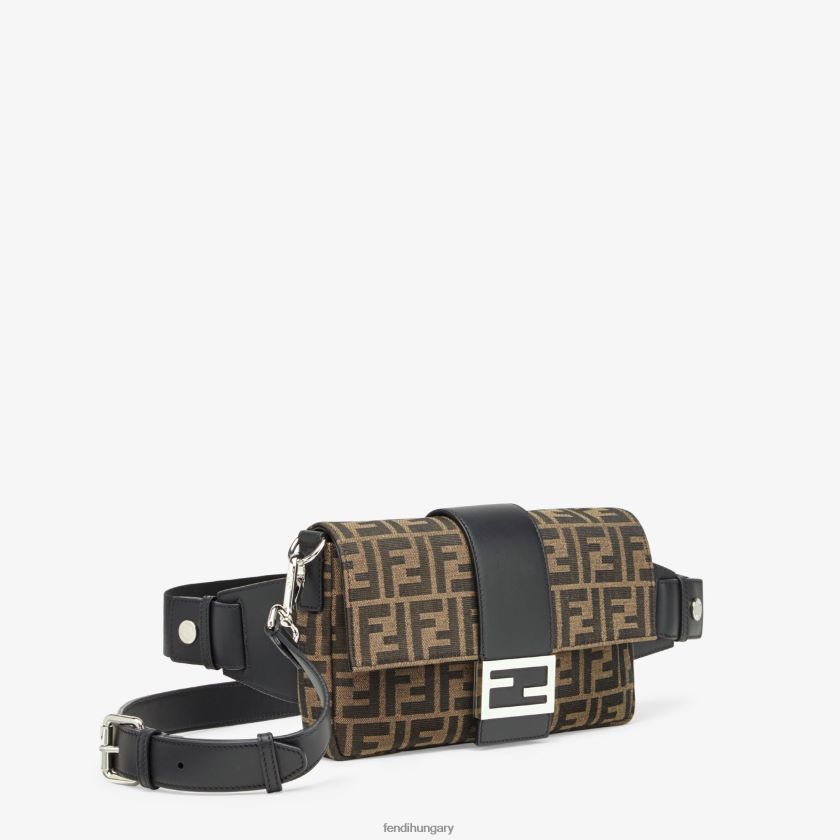 Fendi férfiak jacquard ff szövettáska 2H0H8Z1883 kiegészítők barna