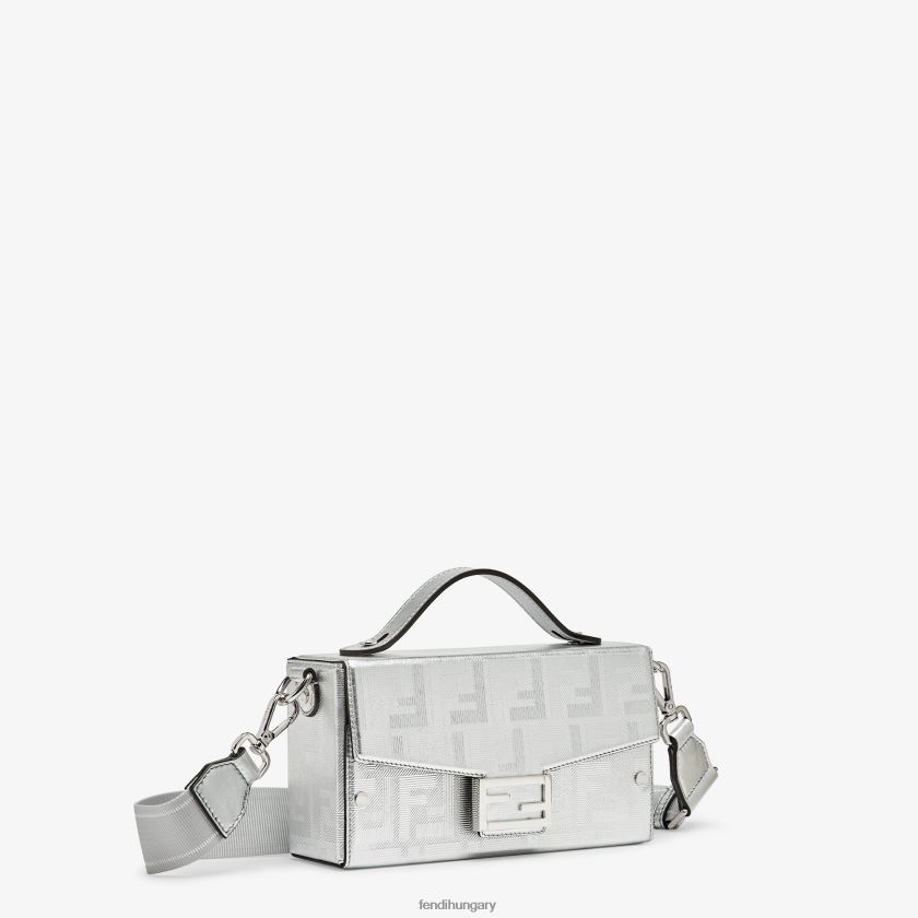 Fendi férfiak laminált bőr táska 2H0H8Z1815 kiegészítők ezüst