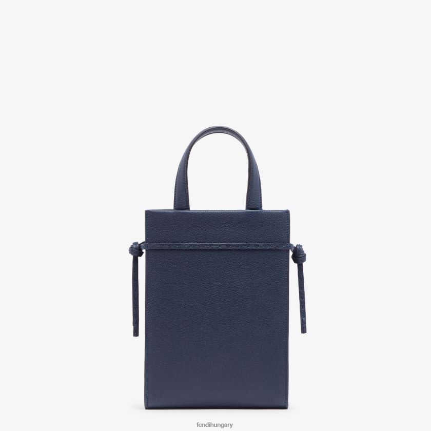 Fendi férfiak mini megy vásárlói bőrtáska 2H0H8Z1826 kiegészítők kék