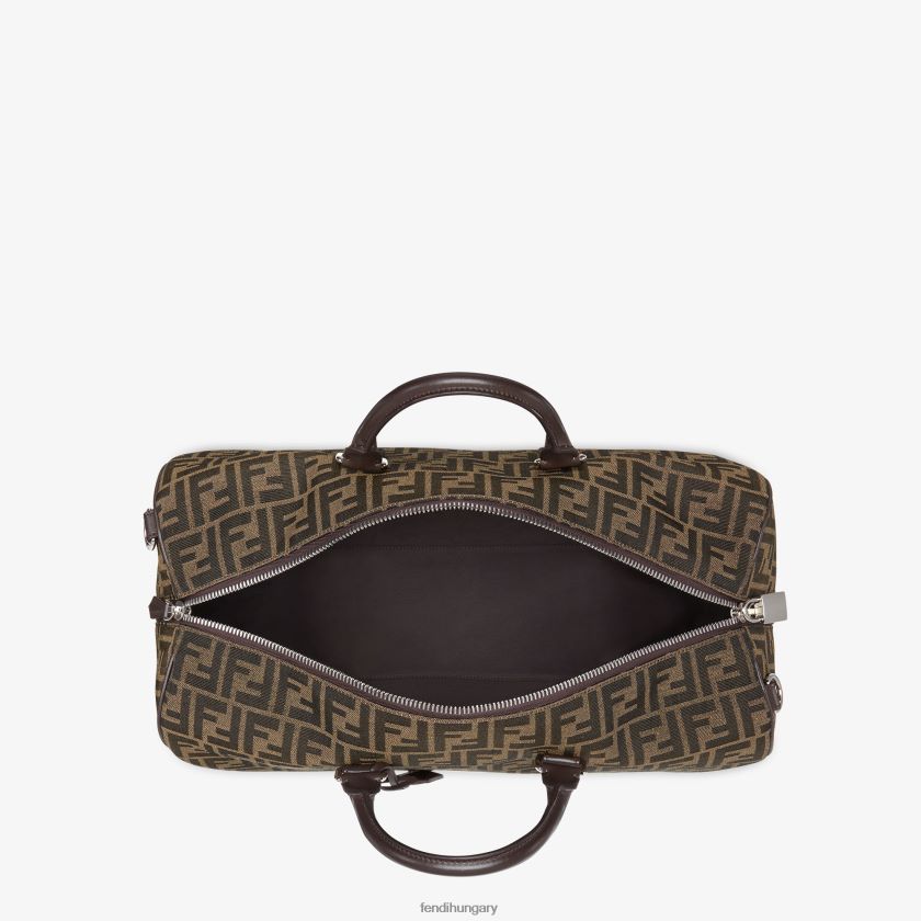 Fendi férfiak nagy ff szövettáska 2H0H8Z1846 kiegészítők barna