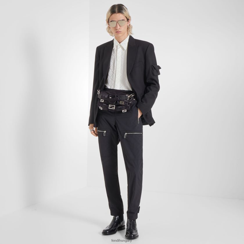Fendi férfiak nylon táska 2H0H8Z1881 kiegészítők fekete