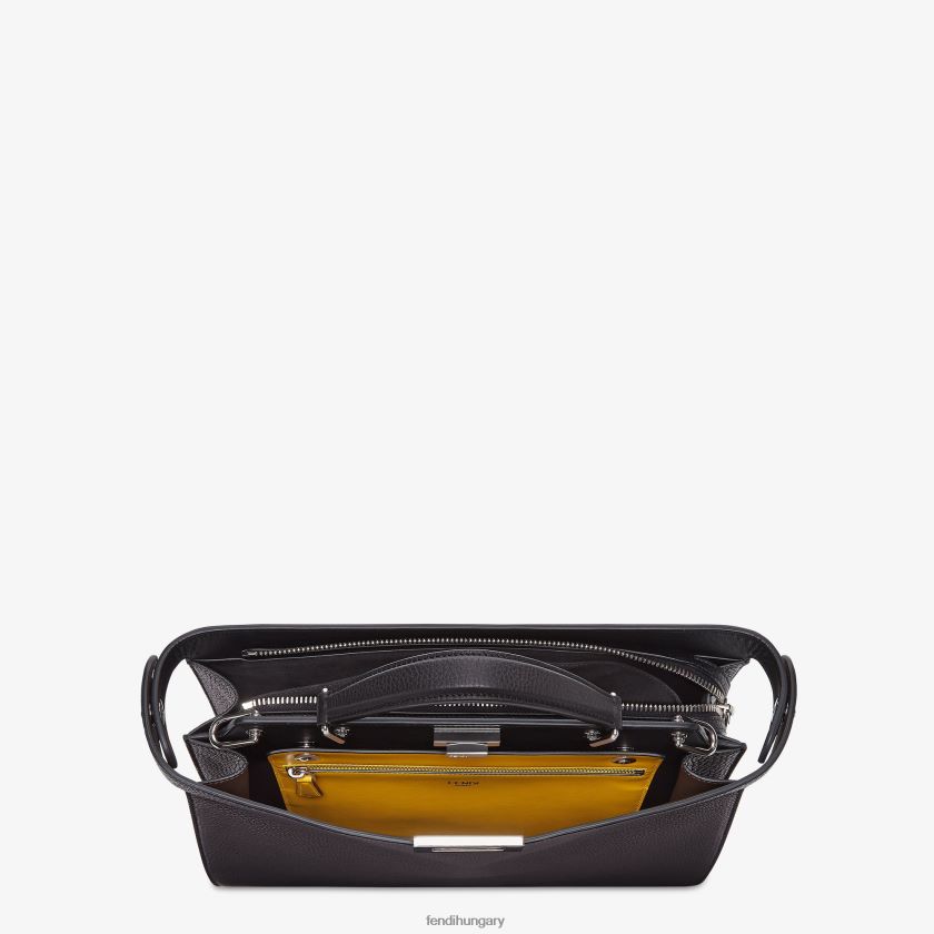 Fendi férfiak peekaboo iseeu közepes bőrtáska 2H0H8Z1817 kiegészítők fekete