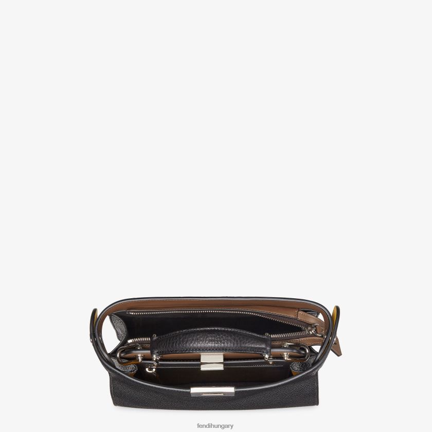 Fendi férfiak peekaboo iseeu mini bőrtáska 2H0H8Z1812 kiegészítők fekete