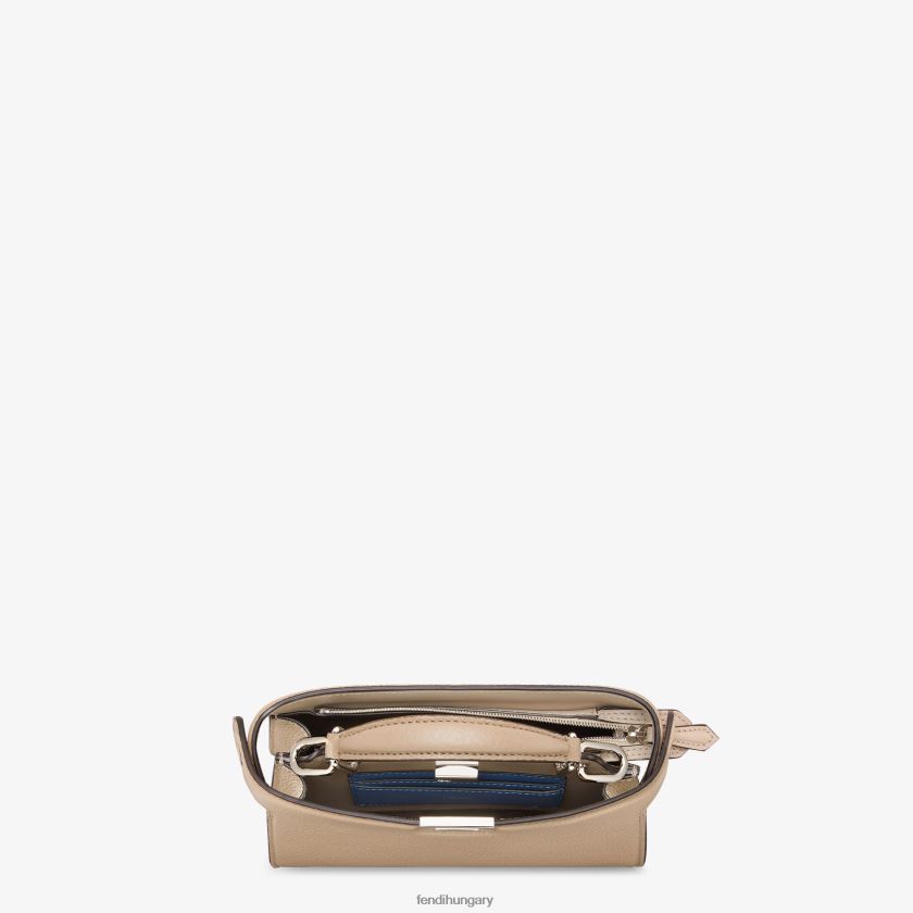 Fendi férfiak peekaboo iseeu xcross bőrtáska 2H0H8Z1796 kiegészítők bézs