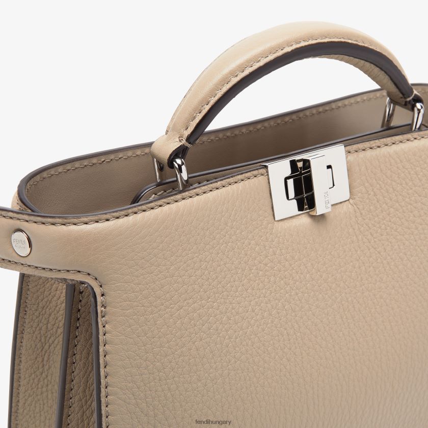 Fendi férfiak peekaboo iseeu xcross bőrtáska 2H0H8Z1796 kiegészítők bézs