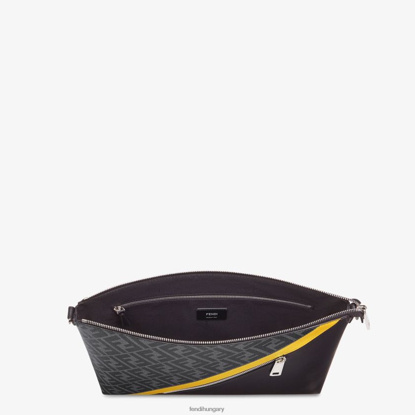 Fendi férfiak szövet táska 2H0H8Z1844 kiegészítők szürke