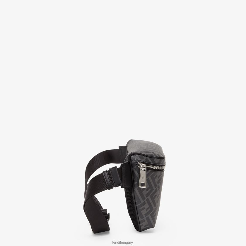 Fendi férfiak szövet övtáska 2H0H8Z1858 kiegészítők szürke