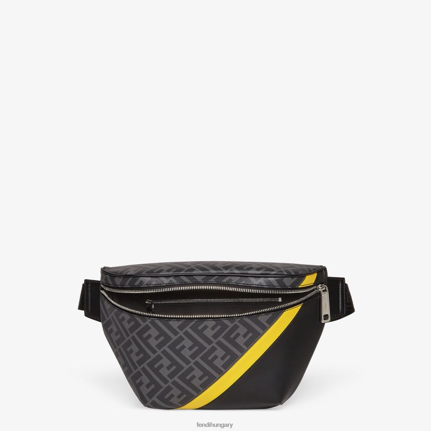 Fendi férfiak szövet övtáska 2H0H8Z1858 kiegészítők szürke