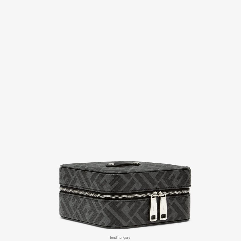 Fendi férfiak divatékszer tok pu 2H0H8Z2514 kiegészítők szürke