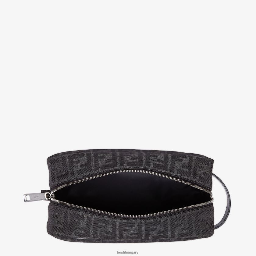 Fendi férfiak ff szövet piperetáska 2H0H8Z2331 kiegészítők fekete