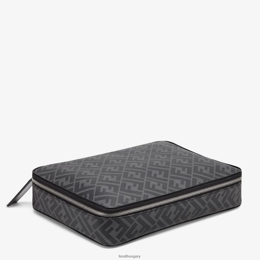 Fendi férfiak szövet inghordozó 2H0H8Z2517 kiegészítők szürke