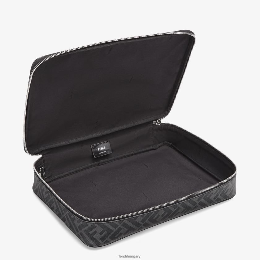 Fendi férfiak szövet inghordozó 2H0H8Z2517 kiegészítők szürke