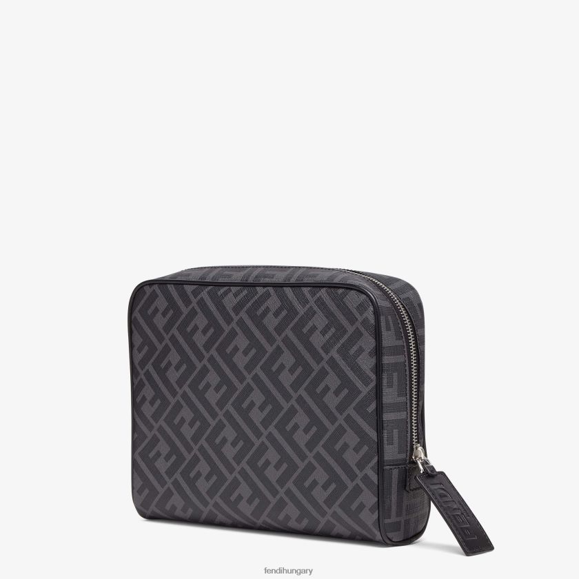 Fendi férfiak szövet piperetáska 2H0H8Z2332 kiegészítők szürke