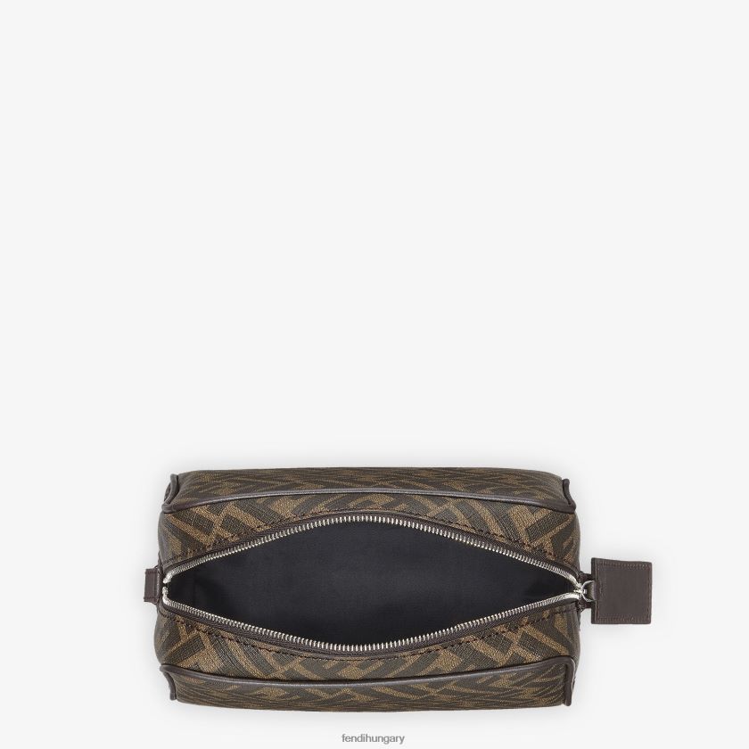 Fendi férfiak szövet piperetáska 2H0H8Z2499 kiegészítők barna