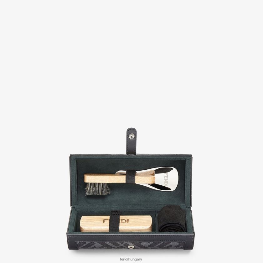 Fendi férfiak szövetből készült cipőápoló készlet 2H0H8Z2494 kiegészítők fekete