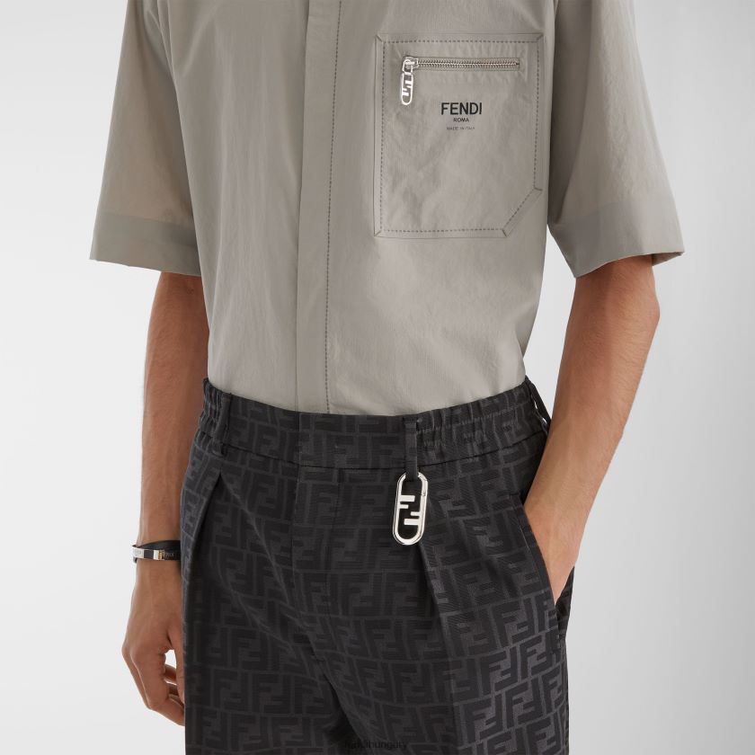 Fendi férfiak fém bűbáj 2H0H8Z2374 kiegészítők ezüst