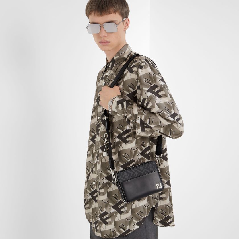 Fendi férfiak fém kulcstartó 2H0H8Z2343 kiegészítők ezüst