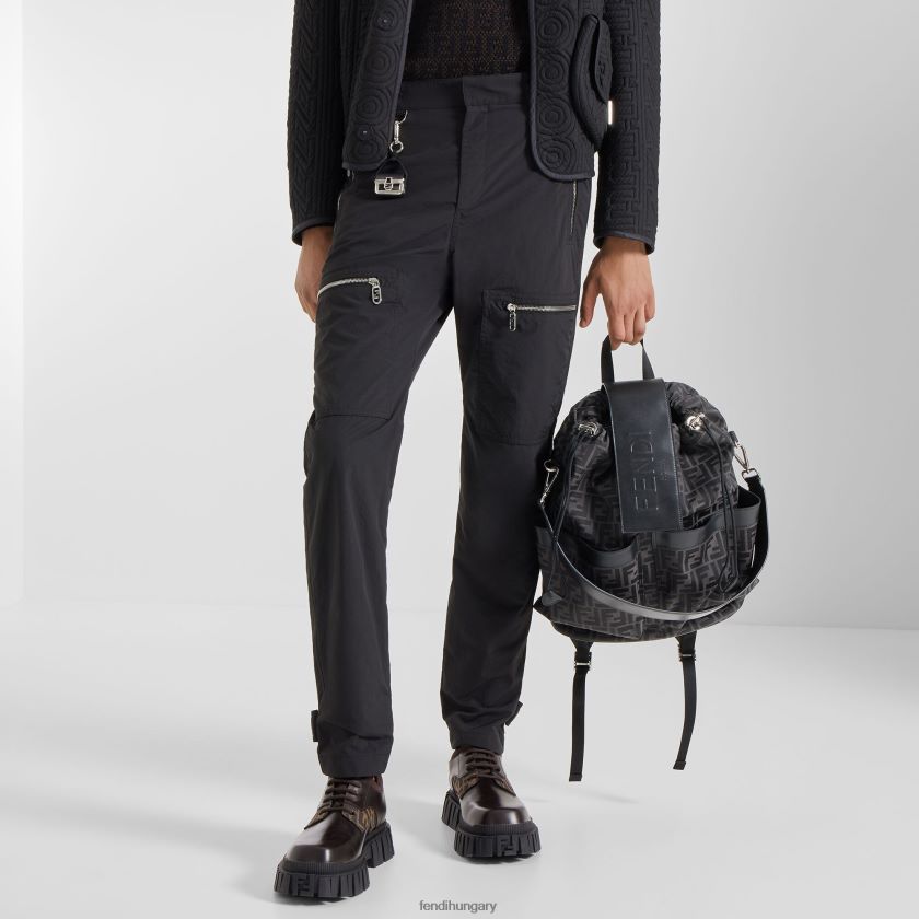 Fendi férfiak selyembűbáj 2H0H8Z2468 kiegészítők fekete