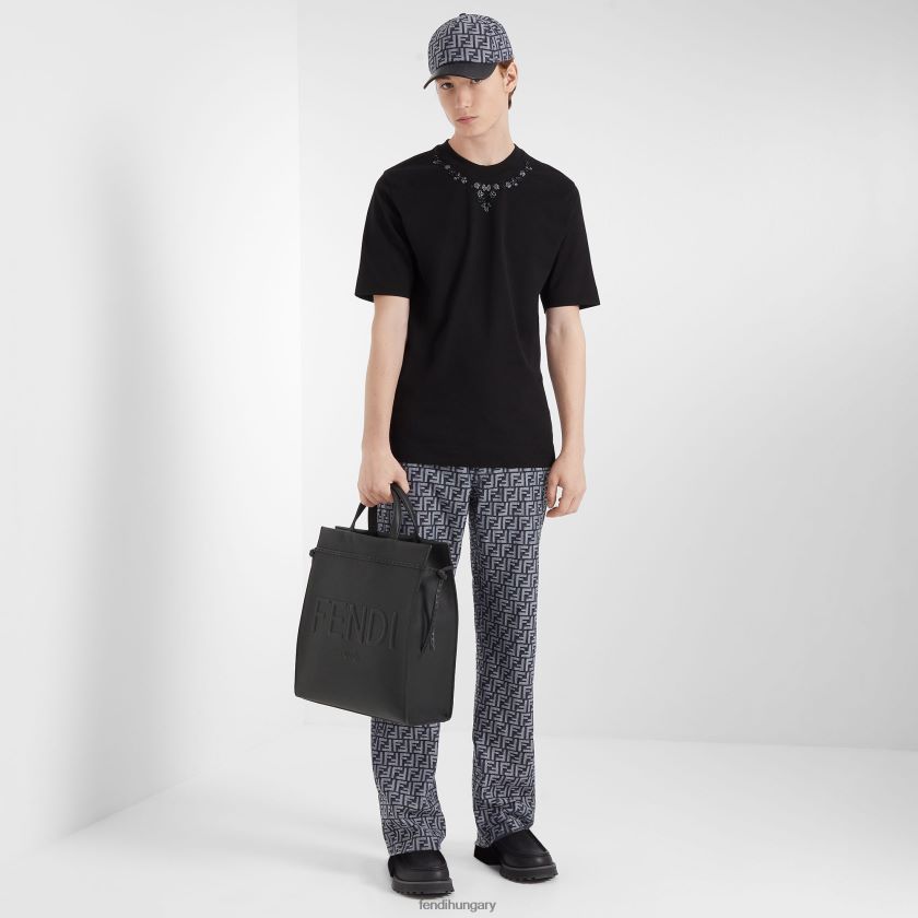 Fendi férfiak farmer baseball sapka 2H0H8Z2405 kiegészítők kék