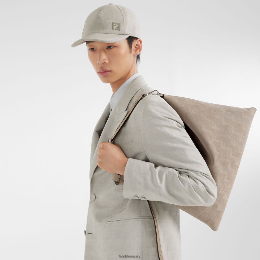 Fendi férfiak galamb pamut baseball sapka 2H0H8Z2323 kiegészítők szürke