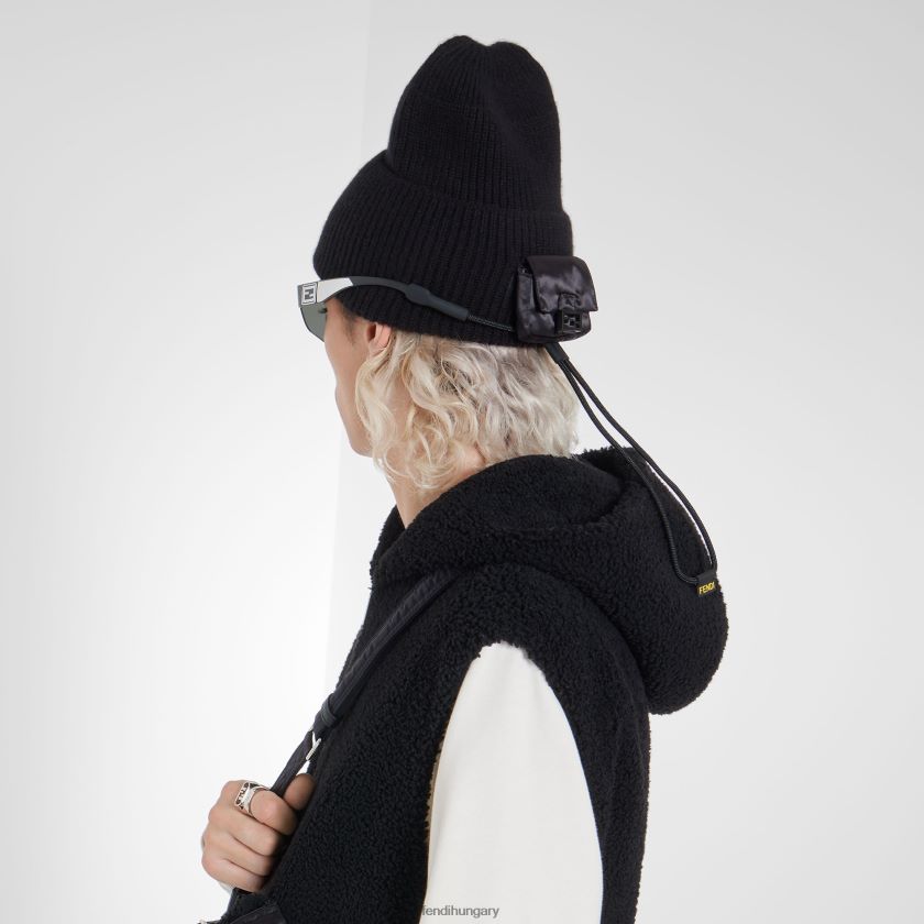 Fendi férfiak gyapjú sapka 2H0H8Z2465 kiegészítők fekete