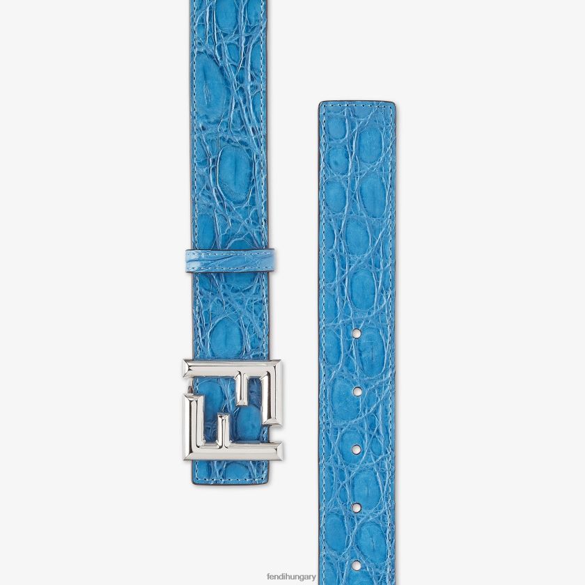 Fendi férfiak kajmán öv 2H0H8Z2437 kiegészítők világoskék